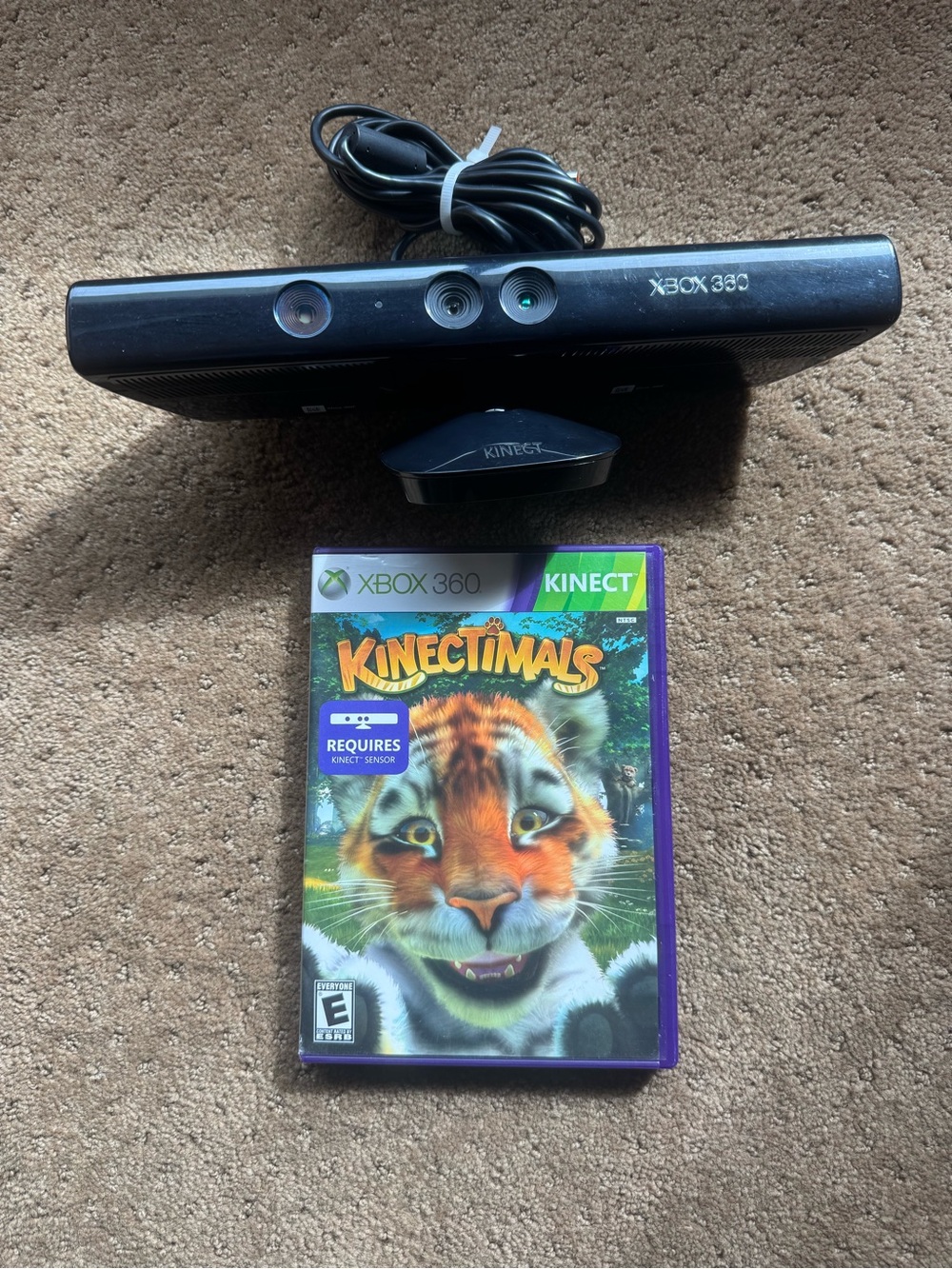 Xbox 360 Kinect Sensor and Kinectimals Game Bundle